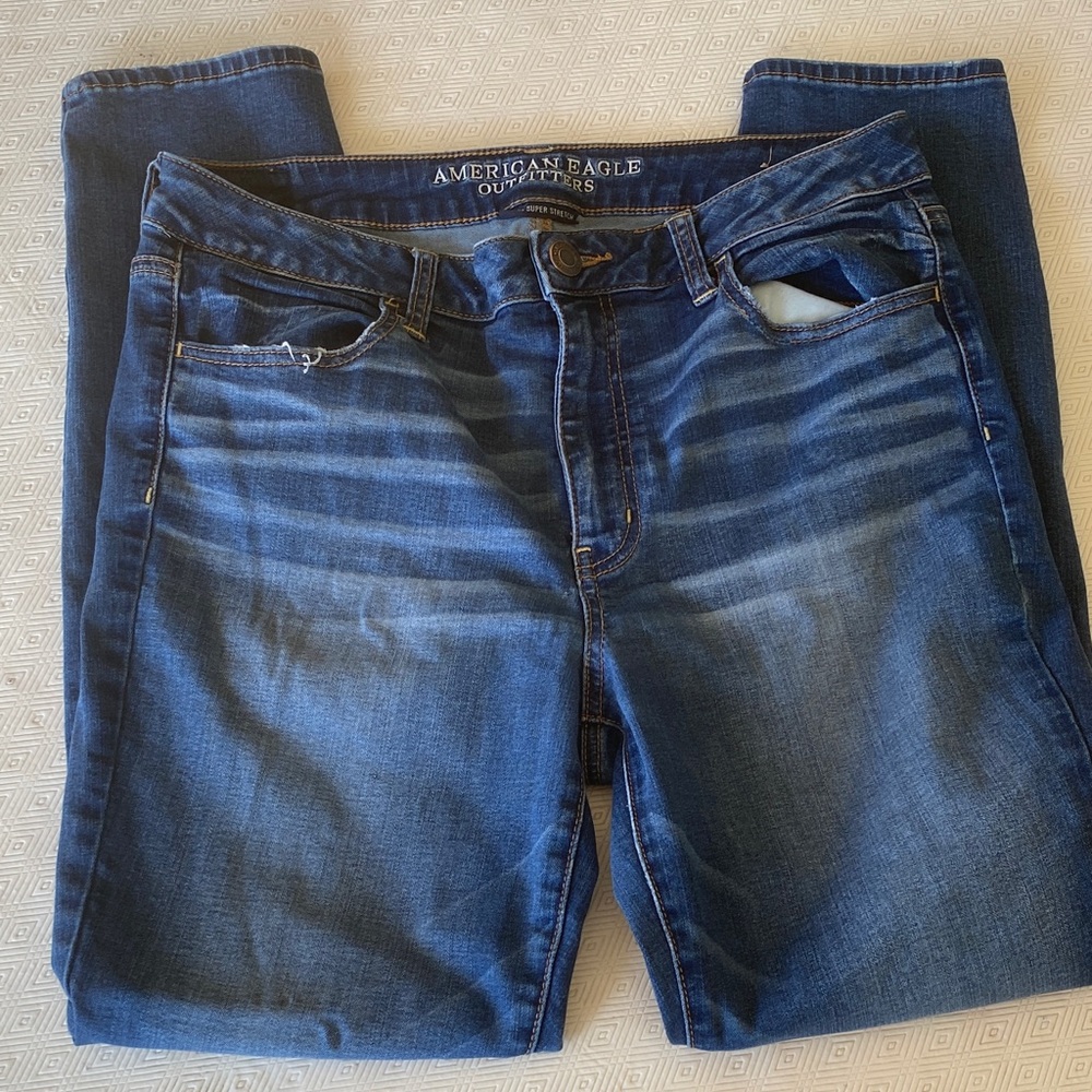 American Eagle Blue Jeans size 14